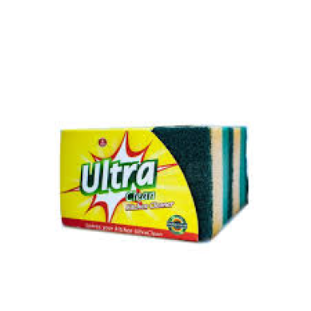 ULTRA CLEAN ALL PURPOSE SCOURING SPONGE 4S